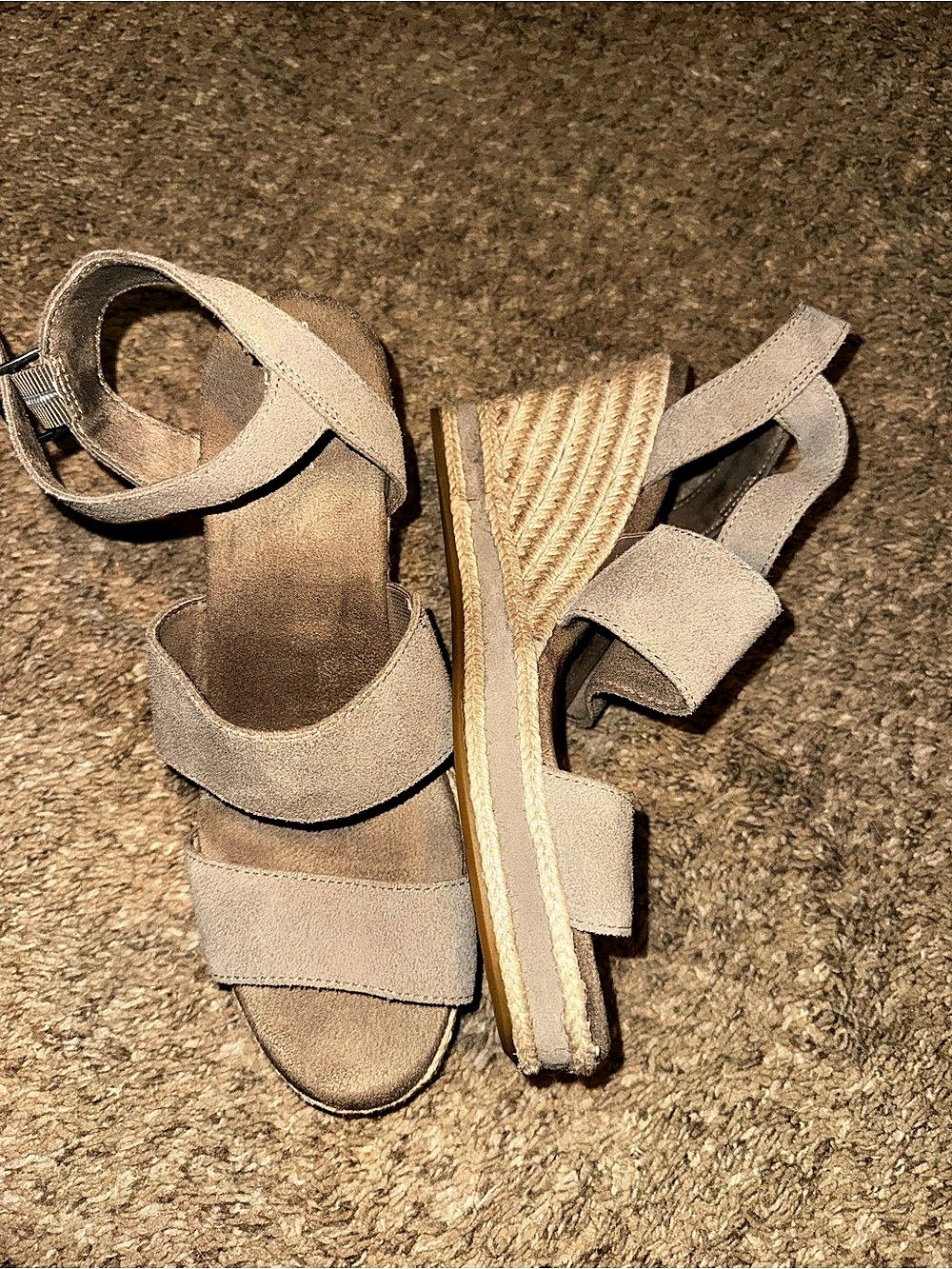 TOMS Women's Wedge Sandals in Beige